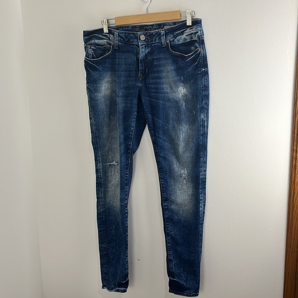 Mavi Jeans Alexa Mid-Rise Skinny Distressed Jeans - Picture 2 of 12